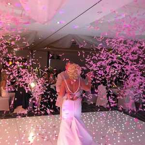 آلة إطلاق الكونفيتي بأربعة رؤوس مع تحكم عن بعد ونظام DMX512 لتأثيرات المسرح في حفلات الزفاف والفعاليات والحانات - Product Image 5