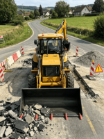 Chargeuse-pelleteuse de 9 tonnes, moteur de 85 kW, godet avant de 1 m³, godet arrière de 0,3 m³ pour opérations multifonctionnelles sur chantier