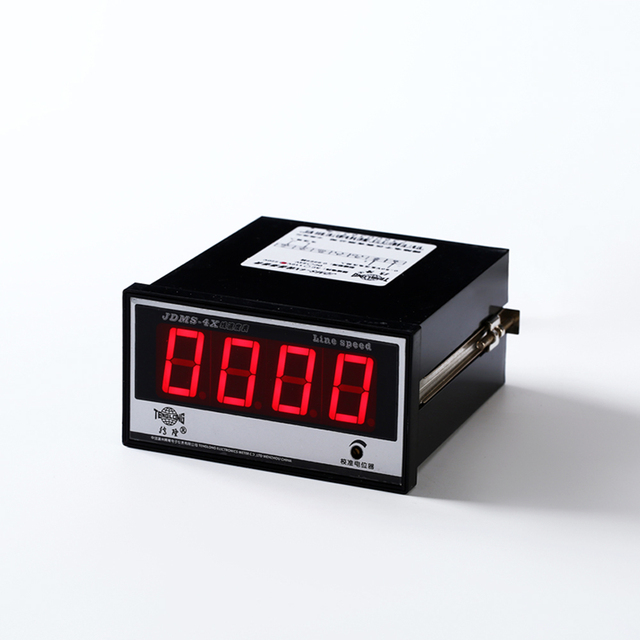TENGLONG JDMS-4X Digital Speedometer RPM Meter Tachometer with 0-50V Signal Input 0.8 Inch LED Display 0.1 Precision