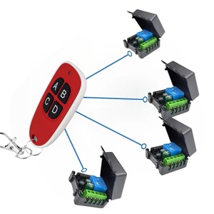 รีโมทคอนโทรลไร้สายสำหรับประตูโรงรถแบบอเนกประสงค์ 4 ปุ่ม 315 433.92MHz แบตเตอรี่เปลี่ยนได้  แบบโคลน RF - Product Image 4