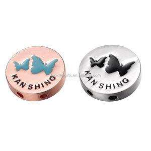 Etiquetas <span class=keywords><strong>de</strong></span> Joyería <span class=keywords><strong>de</strong></span> Acero Inoxidable con Logotipo Grabado, Diseño <span class=keywords><strong>Personalizado</strong></span>, Discos <span class=keywords><strong>de</strong></span> 1 mm <span class=keywords><strong>de</strong></span> Grosor, Chapados en <span class=keywords><strong>Oro</strong></span>, Plateados Brillantes - Product Image 5