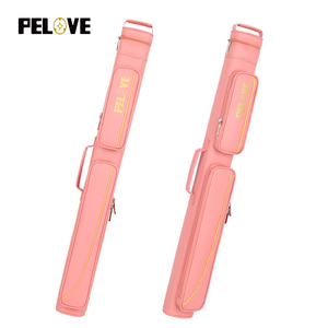 Nhà máy tùy chỉnh chuyên nghiệp cứng hồ bơi dính hộp phong cách mới xxl/XL da Cue trường hợp với 2 butts 3 trục còn lại Kích thước XL bán buôn - Product Image 2