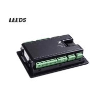 Contrôleur de moteur diesel triphasé en plastique noir LEEDS 5220 avec écran LCD, panneau de commande de démarrage/arrêt automatique, pièces d'alternateur pour groupe électrogène 35A