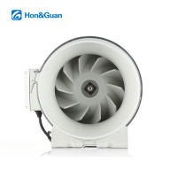 Ventilateur de gaine en ligne Hon&guan homologué CE, 10 pouces, 100V 240V, ventilation, extracteur d'air pour tentes de culture et lieux publics