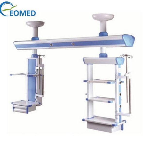 Medical Gas Equipment Double Arm Surgical Pendant Hospital ICU Room Ceiling Mounted Pendant KDD-1