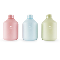 Flacon cosmétique de luxe en plastique vert 150 ml, flacons cosmétiques verts pour sérum et crème pour le visage, bouchon à clapet