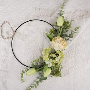 Guirlande de fleurs artificielles CallaFloral avec tulipes, pivoines et verdure pour la décoration de la maison, les mariages et les accessoires d'extérieur - Product Image 3