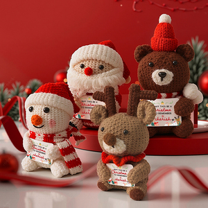 Navidad Venta caliente patata tela artesanía inspiradora textil ganchillo tejido positivo hecho a mano <span class=keywords><strong>punto</strong></span> <span class=keywords><strong>de</strong></span> <span class=keywords><strong>cruz</strong></span> <span class=keywords><strong>bordado</strong></span> DIY - Product Image 3