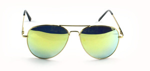 Occhiali da Sole <span class=keywords><strong>Aviator</strong></span> Personalizzati ONLYLOVE OL-AS001 con Montatura in Legno, <span class=keywords><strong>Lenti</strong></span> Acriliche a Cerchio Completo, Specchio Dorato, Leggeri e con Protezione UV - Product Image 6