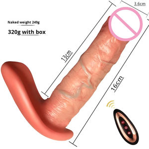 Vibratore Telecomandato per Slip, Giocattolo Sessuale con Dildo Retrattile, Vibratore Femminile Impermeabile per Uso Anale e Vaginale - Product Image 4