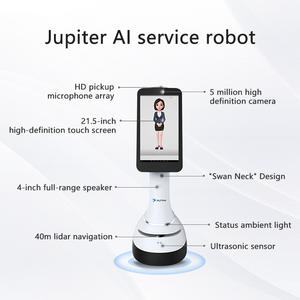 Robot de service de réception Jupiter AI pour la banque | Guide intelligent et robot d'assistance à la clientè<span class=keywords><strong>le</strong></span> avec écran tactile - Product Image 5