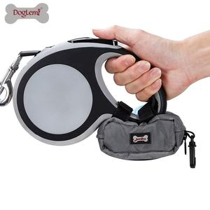 Custom Eco-Friendly Simple Style Leather Pet <b>Poop</b> <b>Bag</b> Dispenser and <b>Dog</b> Leash <b>Holder</b> with Waste <b>Bag</b> Storage Feature - Product Image 4