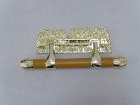 Poignée de barre de transport pour cercueil adulte TX-M, en plastique argenté/doré, accessoires funéraires, quincaillerie de décoration de cercueil pour enterrement, motif Dernière Cène
