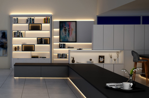 Super Slim Recessed Cabinet <span class=keywords><strong>Led</strong></span> Ánh Sáng Tuyến Tính Với Cảm Biến PIR/Kiểm Soát Cửa Senor Cho Nhà Bếp/Kệ Sách/Đồ Nội Thất - Product Image 6