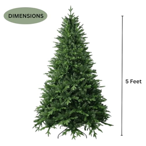 Sapin de Noël artificiel pré-éclairé de 2,4 m, parfumé, 100 % neuf, ignifuge en PE, avec 600 LED - Product Image 2