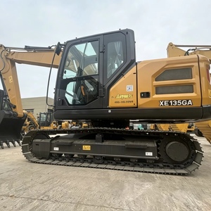 Nouvelle pelle sur chenilles hydraulique XE135GA de 13,5 tonnes, conception NVH à faible bruit, moteur à couple élevé, adaptée aux travaux difficiles. - Product Image 1
