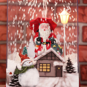 Cajas de luz LED de espejo de Navidad, cajas de música con iluminación - Product Image 4