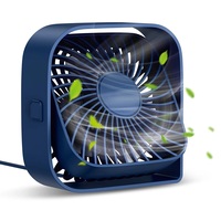 Mini ventilador portátil, ventilador de escritorio USB, mesa, flujo de aire fuerte, funcionamiento silencioso, viento de 3 velocidades, ventiladores de pie giratorios 360 para habitación y hogar