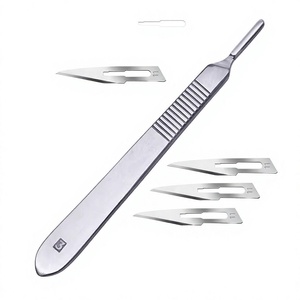 Grip Surgical Surgical Scalpel Handle Stainless Steel Blades for General Surgery CE Certified Class I Manual <b>Instrument</b> Set GS 5 - Product Image 6