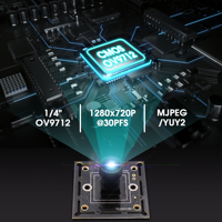 ELP 720P HD Mini USB kamera modülü ile 100 derece Lens ücretsiz sürücü lightburn kamera, ahududu Pi, Jetson Nano kamera