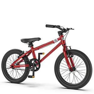 2022 14-Inch Aluminum Alloy BMX Bike with Disc Brake System Cool Stunt Walkway Kids Teenagers Cool Small Bicycle Street Riding