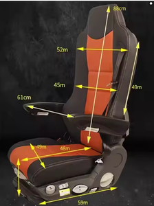 I sedili della sospensione dell'aria del Semi camion per il Bus del camion possono personalizzato il sedile universale del camion della corsa dell'aria dei Semi dello scarico per Freightliner - Product Image 3