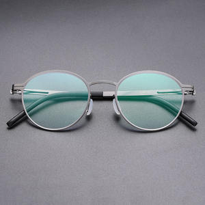 Osicare Tonaデザイナーブランドカスタムロゴレディングルネット処方丸眼鏡眼鏡ガラス光学フレーム - Product Image 2