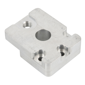 Base de montage de composants pneumatiques en alliage d'aluminium usiné avec précision CNC pour équipements d'automatisation industrielle - Product Image 3