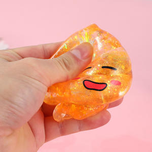 Juguetes de descompresión de TPR con purpurina de colores, en forma de excremento de superhéroe, para aliviar el estrés, regalo promocional, gran venta para niños - Product Image 2