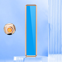 Touchez les empreintes digitales inductif USB charge briquet coupe-vent électronique Promotion en gros briquet