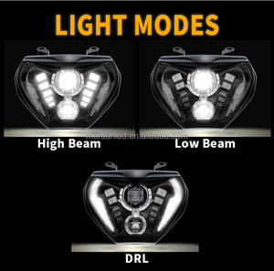 Faro led de proyector para motocicleta <span class=keywords><strong>Yamaha</strong></span>, accesorios de luz led con halo DRL de 12v para modelo <span class=keywords><strong>MT</strong></span> 09 FZ 09 2014 <span class=keywords><strong>2015</strong></span> 2016 - Product Image 5