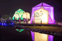 Tente transparente gonflable énorme extérieure de bulle d'activité de partie de dôme d'igloo
