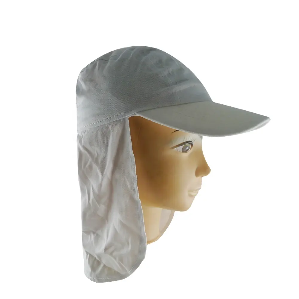 Outdoor sun shade fishing hunting hiking neck cover hat sun cap with neck flap gorras cap with ear flap unisex