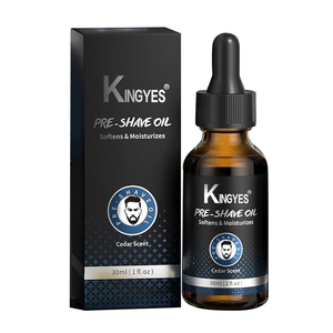 Aceite Pre-Afeitado KINGYES 30ml, Suaviza la <span class=keywords><strong>Barba</strong></span>, Hidrata la Piel, Afeitado Suave <span class=keywords><strong>para</strong></span> Hombres, Marca Privada OEM - Product Image 1