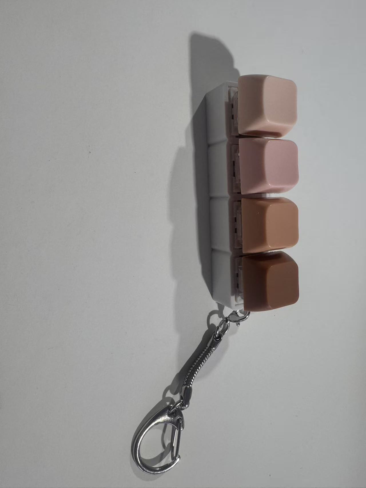 Four-key-strip-white background
