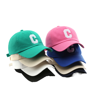 Gorra de Béisbol Deportiva Ajustable de Algodón 100% con Visera Curva y Letra C Bordada, Estilo Vintage, Alta Calidad, Venta al Por Mayor - Product Image 1