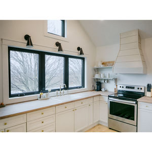 Fenêtre à battant GEORGIA avec <span class=keywords><strong>cadre</strong></span> élégant en aluminium, poignée à manivelle, double vitrage, étanche, pour salle de bain et maison - Product Image 5