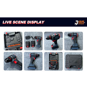 Hoogwaardige lithium-ion accu boormachine set met draagkoffer, OEM ondersteuning - Product Image 5