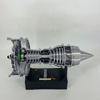 Moteur turbofan d'aviation électrique SCIEDU en plastique, à vitesse réglable, pièce de présentation pour avion de ligne