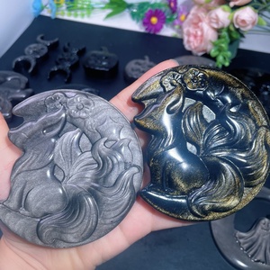 装飾のための芸術的でトレンディな黒曜石の彫刻 -Alibaba.com