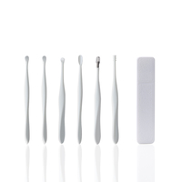 Kit de manucure en acier inoxydable de 9 pièces, durable, pour bébés et adultes, outils de soins personnels, coupe-ongles, lime à ongles portable