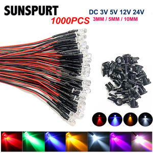 DC 3V 5V 12V <span class=keywords><strong>SMD</strong></span> PreWire RGB Lampe <span class=keywords><strong>LED</strong></span> polychrome avec câble de plomb <span class=keywords><strong>0402</strong></span> 0603 0805 1206 <span class=keywords><strong>Micro</strong></span> Diode filaire ferroviaire - Product Image 6