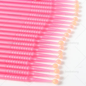 Aplicador de gemas de cera desechable de etiqueta privada, punta de cera de Gema <span class=keywords><strong>dental</strong></span>, microcepillo, recogedor de diamantes de imitación azul y rosa para gemas dentales - Product Image 4