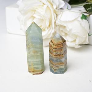 Vente en gros de cristaux de guérison polis de haute qualité, plusieurs matériaux, en forme de pilier, pour la décoration de la maison et les cadeaux de Noël - Product Image 3