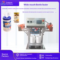 Scelleuse semi-automatique pour lingettes humides, bouteilles à large ouverture, films de scellage pour bouteilles et emballages de fruits confits