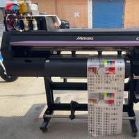 Imprimante grand format à solvant écologique 80cm Mimaki CJV150-75 avec tête d'impression dx7 pour impression d'autocollants adhésifs en PVC