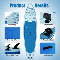 Livraison gratuite UE Dropshipping Vente en gros Planche de paddle gonflable 11' pour le surf SUP