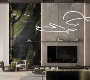 Sang trọng đá tự nhiên Verde avocatus màu xanh đậm quartzit vitoria regia lớn phiến bơ màu xanh lá cây quartzit bàn Tops - Product Image 2