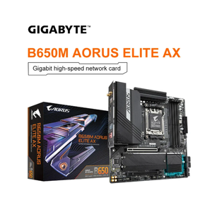Tarjeta Madre <span class=keywords><strong>Aorus</strong></span> Elite AX B650M Gaming X ATX, Máximo 128 GB DDR5 DIMM, WiFi 6E, PCIe 4.0, SATA, para Escritorio, Ranura <span class=keywords><strong>AM5</strong></span>, Nueva/Reacondicionada - Product Image 3