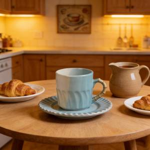 Productos que Puedes Importar de China: Taza de Café de Cerámica Pintada a Mano, Económica - Product Image 3